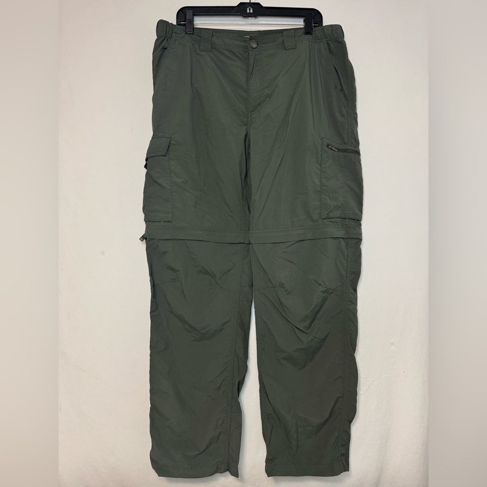 Columbia Men's Green Convertible Hiking Pants Size 38x32